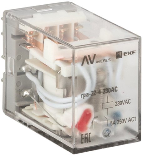 Реле промежуточное EKF Averes RPA22/4 5А 220В AC картинка